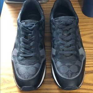 Black leather sneakers - get one item free